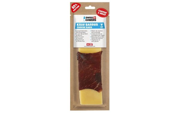 Swiss Cowers Snack Käse Barren mit Rindfleisch L, 80 g, 1 Stück