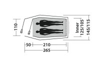 Easy Camp Tunnelzelt Energy 200 Compact, 2 Personen