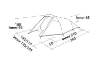 Easy Camp Tunnelzelt Energy 200 Compact, 2 Personen