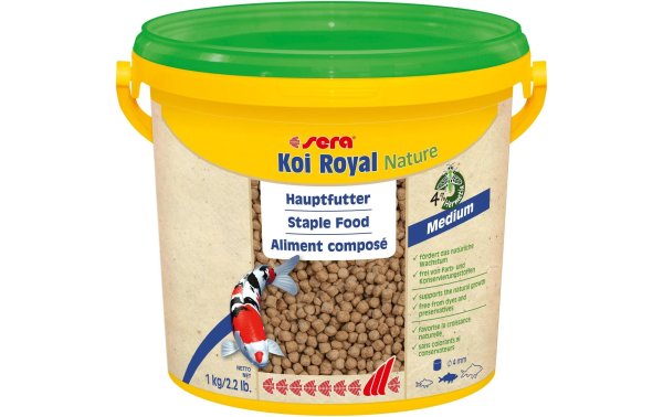 sera Koifutter Koi Royal Nature Medium, 3800 ml, 1000g
