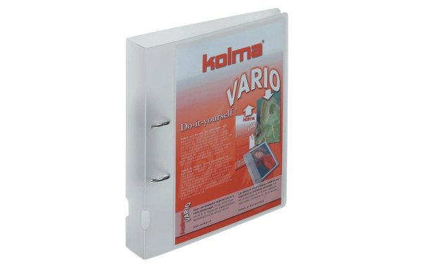 Kolma Ringbuch Vario A4 KolmaFlex 4 cm, Transparent