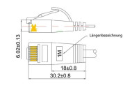 SLIM Slimpatchkabel Cat 6, UTP, 5 m, Grün