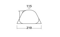 Easy Camp Wurfzelt Flameball 300, 3 Personen