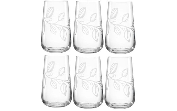 Leonardo Longdrinkglas Boccio 530 ml, 6 Stück, Transparent