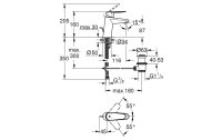 GROHE Lavaboarmatur Eurodisc Cosmopolitan S-Size mit Zugstange