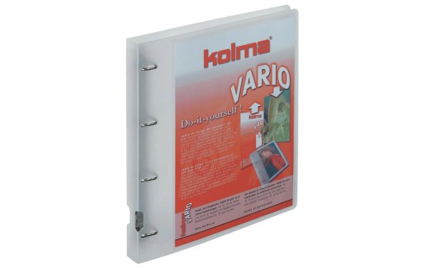 Kolma Ringbuch Vario A4 XL KolmaFlex 2 cm, Transparent