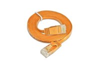 SLIM Slimpatchkabel Cat 6, UTP, 0.25 m, Orange