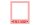 Partydeco Hochzeitsaccessoire Free Kiss 50 x 59.5 cm, Pink