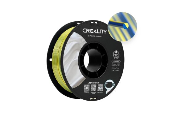 Creality Filament PLA Silk Blau/Gold, 1.75 mm, 1 kg