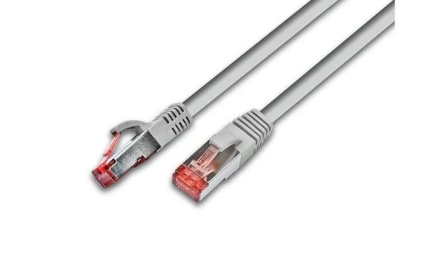 Wirewin Patchkabel  Cat 6, S/FTP, 1 m, Grau