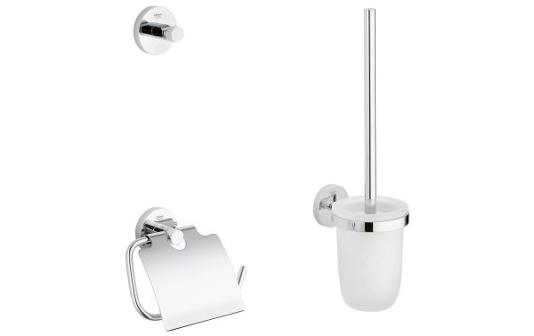 GROHE Badezimmer-Set Essentials Chrom, 3 in 1