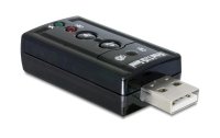 Delock Soundkarte USB2.0, Virtual 7.1, 24Bit/96Khz 3.5 mm...
