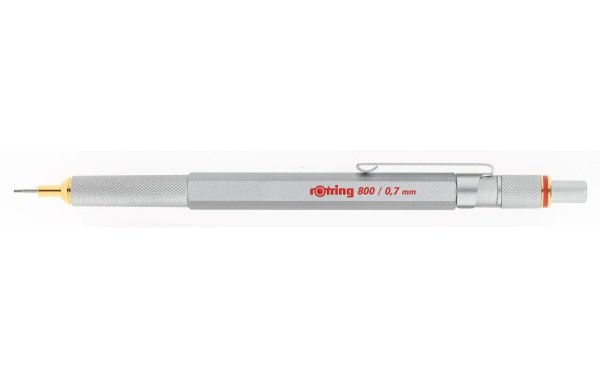 Rotring Minenbleistift 800 0.7 mm, Gold/Silber