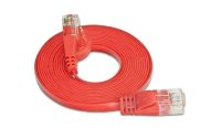 SLIM Slimpatchkabel Cat 6, UTP, 10 m, Rot