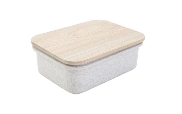 Creativ Company Kunststoffform Lunchbox Bio mit Holzdeckel 1 Stück