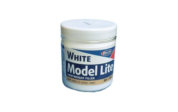 Deluxe Materials Spachtelmasse Model Lite 240 ml, Weiss