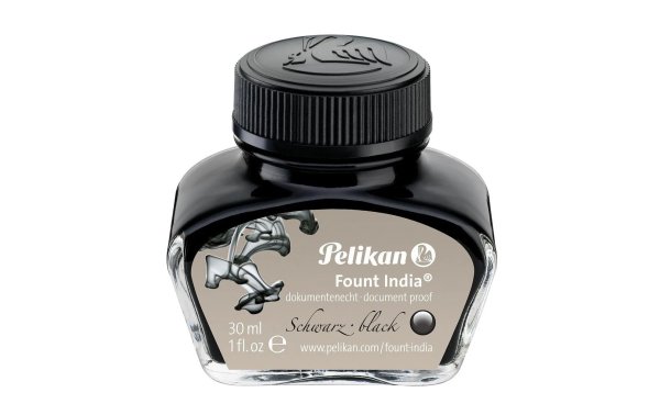 Pelikan Tusche 518 Fount India 30ml, Schwarz