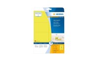 HERMA Universal-Etiketten 9.91 x 6.77 cm, 160 Etiketten, Neon-Gelb