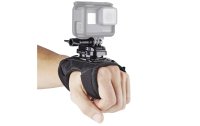 Mantona Handschuh mit 360° Schnellspann Halterung für GoPro