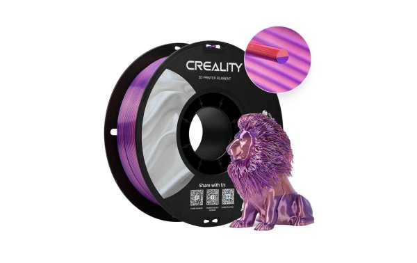 Creality Filament PLA Silk Violett, 1.75 mm, 1 kg