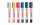Eulenspiegel Schminkfarbe Stifte 6 Farben Metalic