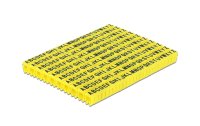 Delock Kabelkennzeichnung Clips A-Z  gelb, 10x 26 Stück