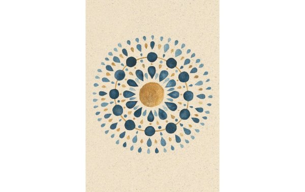 Natur Verlag Motivkarte Mandala Blau 17.5 x 12.2 cm