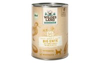 Wildes Land Nassfutter Ente mit Süsskartoffeln, Birnen & Beeren 400 g