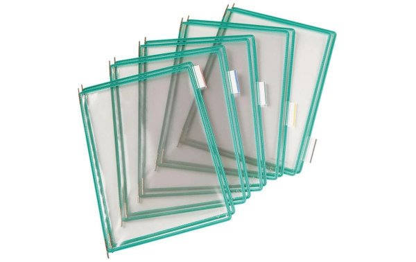 Tarifold Dokumentenhalter Sichttaschen T-Display Grün 10 Stück