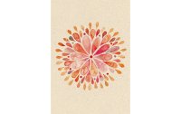 Natur Verlag Motivkarte Mandala Rot 17.5 x 12.2 cm