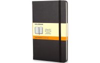 Moleskine Notizbuch Classic A5 Liniert, Schwarz, 240 Seiten