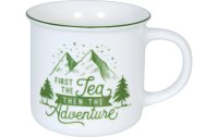 Könitz Teetasse Camper Tea 380 ml, 1 Stück, Weiss