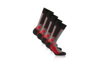 Rohner Socks Socken Trekking Rot/Schwarz 2er-Pack
