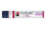 Marabu Kerzenmalfarbe Candle-Liner Glitter 25 ml, Rot