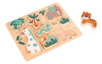 Spielba Holzspielwaren Holz-Puzzle 3D Elefant & Giraffe
