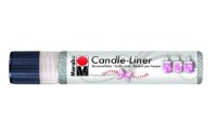 Marabu Kerzenmalfarbe Candle-Liner Glitter 25 ml, Silber