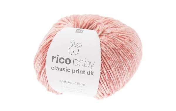 Rico Design Wolle Baby Classic Print dk 50 g Pink