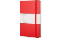 Moleskine Notizbuch Classic A5 Blanko, Rot, 240 Seiten