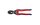 Knipex Kompakt-Bolzenschneider CoBolt 200 mm, gewinkelt