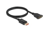 Delock Verlängerungskabel zum Einbau DisplayPort - DisplayPort, 1 m