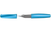 Pelikan Füllfederhalter Twist Metallic Medium (M), Blau