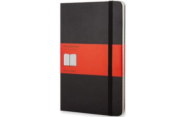 Moleskine Adressbuch A6 Liniert, Schwarz