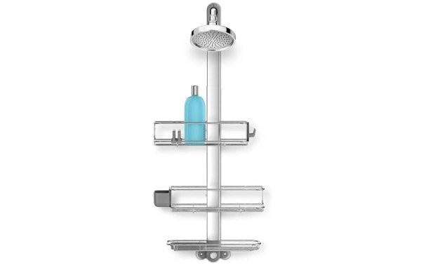 Simplehuman Duschmittelhalter Shower Caddy 70 - 100 cm, Silber