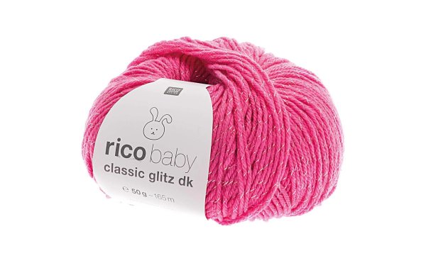 Rico Design Wolle Baby Classic Glitz dk 50 g Pink