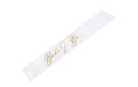 Partydeco Hochzeitsaccessoire Bride to be 75 cm, Weiss/Gold