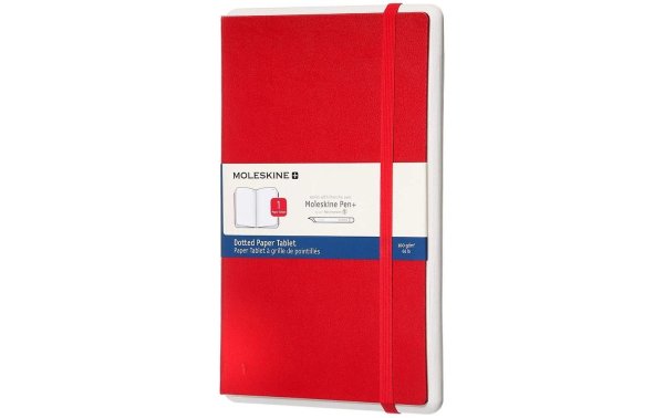 Moleskine Notizbuch Papertablet A5 Dot, Rot