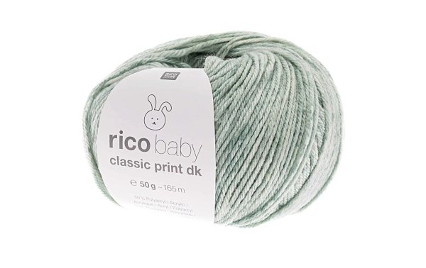 Rico Design Wolle Baby Classic Print dk 50 g Petrol; Grün