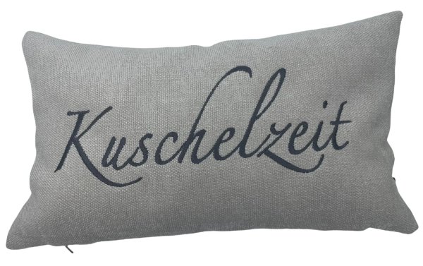 Arvenliebe Kissen Kuschelzeit mit Arve 36 cm x 23 cm, Hellgrau