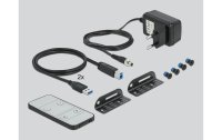 Delock KVM Switch 2 Port HDMI mit USB 3.0 und Audio 4k 60Hz