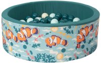 Knorrtoys Bällebad Soft Clownfish 150 Bälle beige/light mint/dark sea